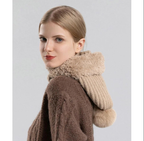 Knitted Scarf-Mask-Hood Combination