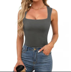 Double-Layer Vest Basic Fitted T-Shirt
